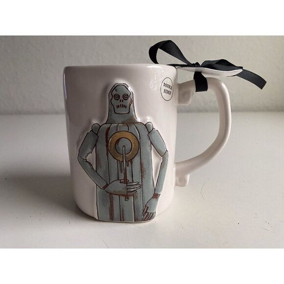Rae Dunn Harry Potter Defense Against The Dark Arts Ceramic Mug Double Sided NEW - Picture 1 of 7